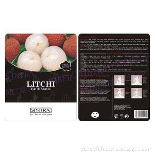 Botanical Litchi Moisturizing Facial Mask / Silk Vitamin C